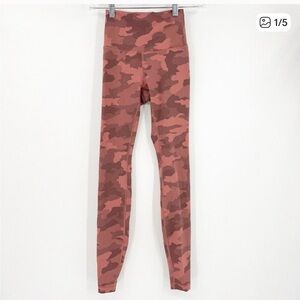 Lululemon Wunder Train High-Rise Tight 28" Heritage 365 Camo Brier Rose Multi 2